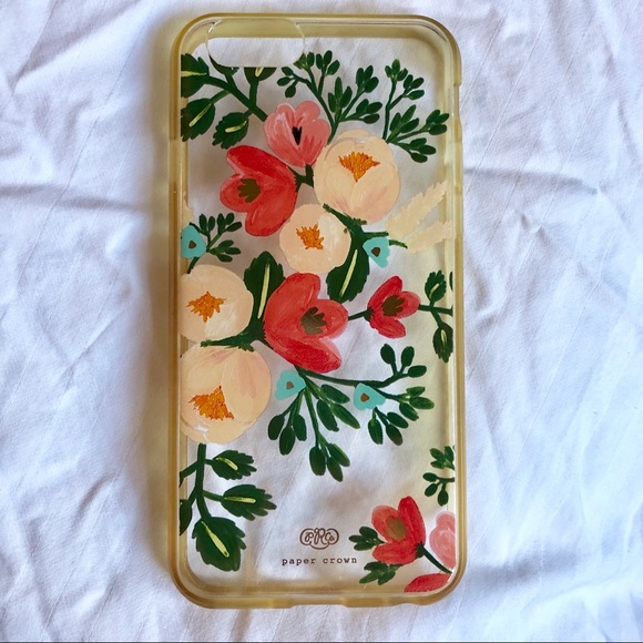 Rifle Paper Co Clear Peach iPhone 6 Case - Picture 2 of 5